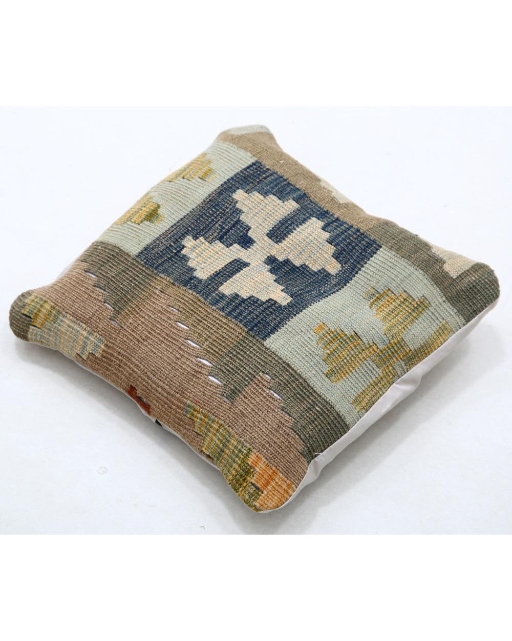 Hand Woven Tribal  Wool Pillow - 1'5'' x 1'5''