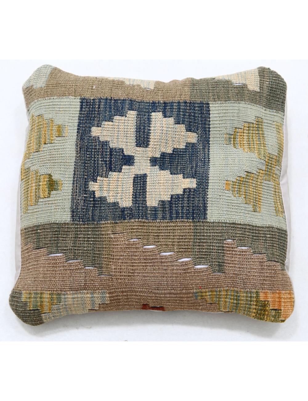 Hand Woven Tribal  Wool Pillow - 1'5'' x 1'5''
