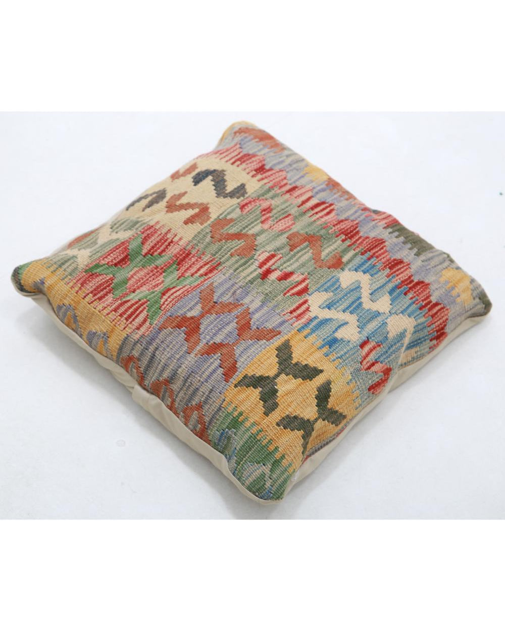 Hand Woven Tribal  Wool Pillow - 1'5'' x 1'5''