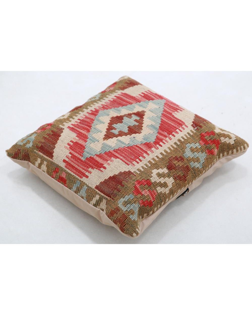 Hand Woven Tribal  Wool Pillow - 1'5'' x 1'5''