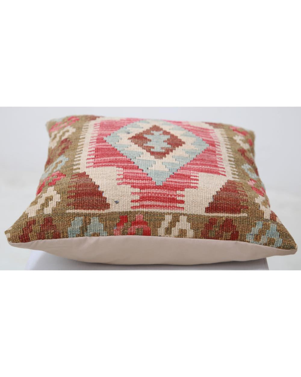 Hand Woven Tribal  Wool Pillow - 1'5'' x 1'5''