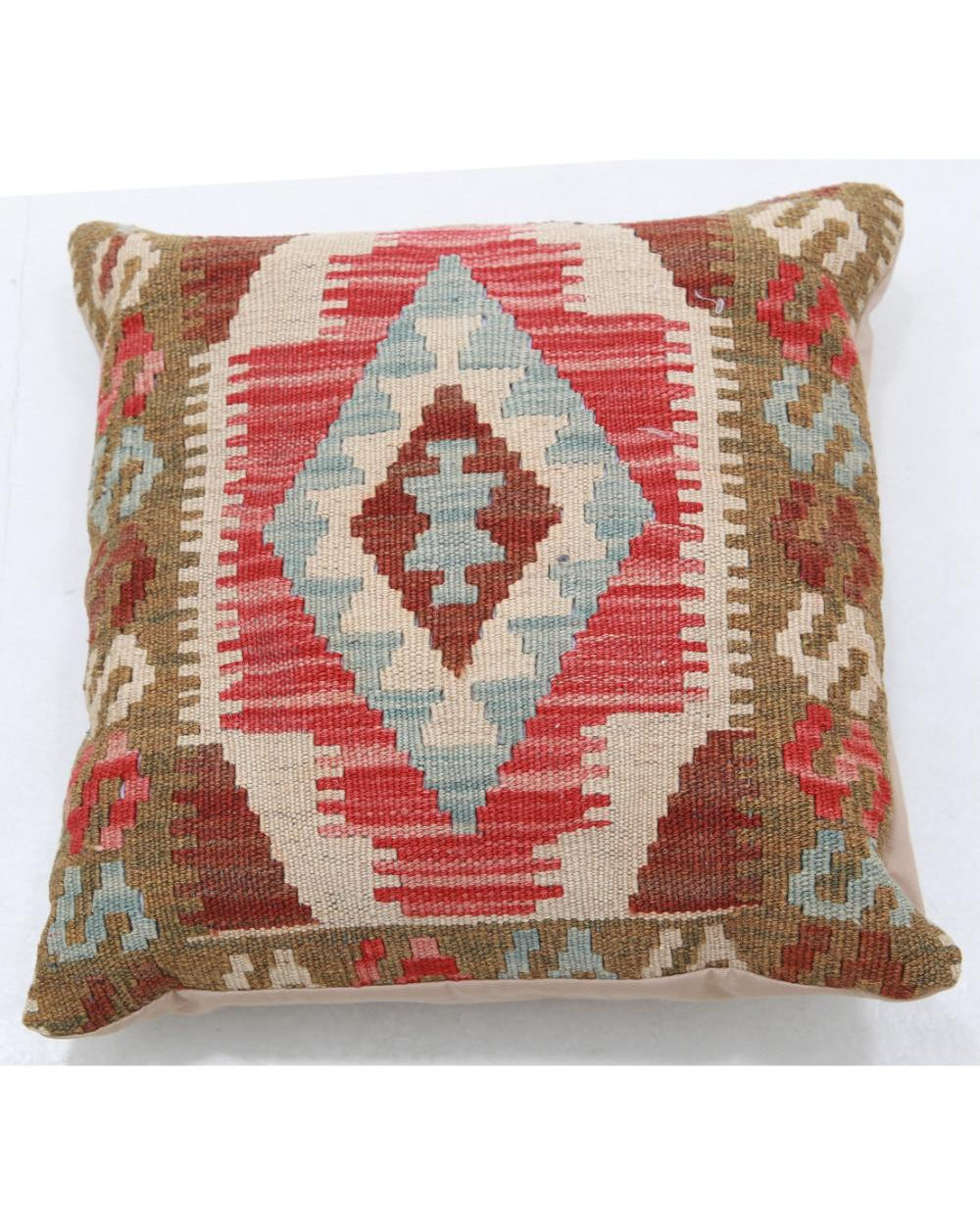 Hand Woven Tribal  Wool Pillow - 1'5'' x 1'5''
