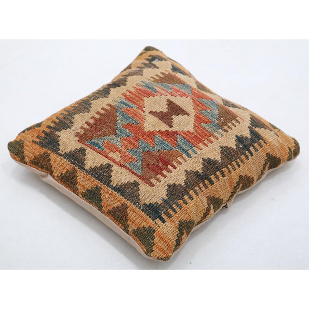 Hand Woven Tribal  Wool Pillow - 1'5'' x 1'5''