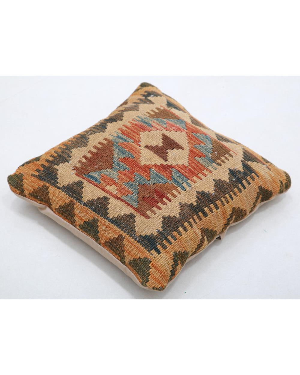 Hand Woven Tribal  Wool Pillow - 1'5'' x 1'5''