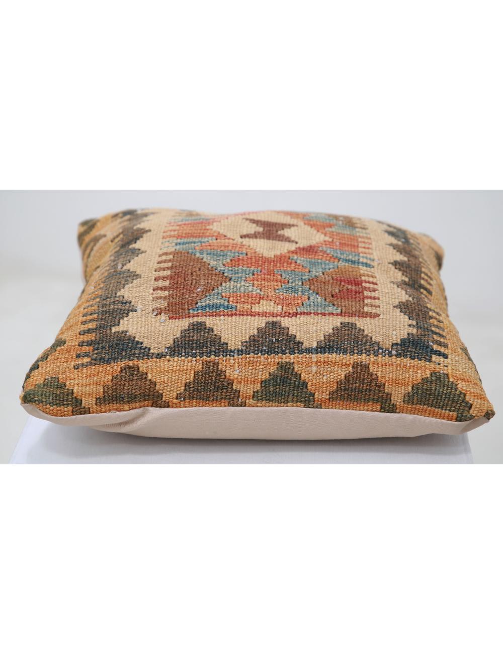 Hand Woven Tribal  Wool Pillow - 1'5'' x 1'5''