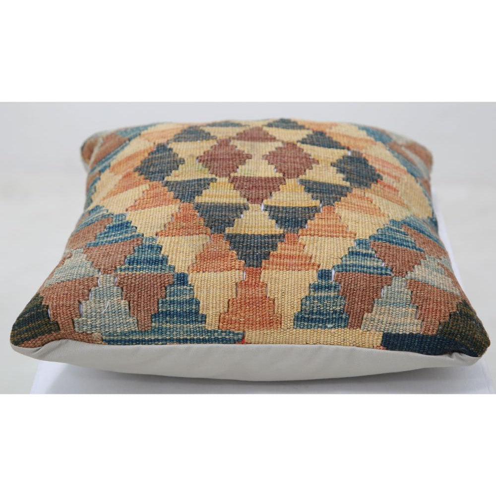 Hand Woven Tribal  Wool Pillow - 1'5'' x 1'5''