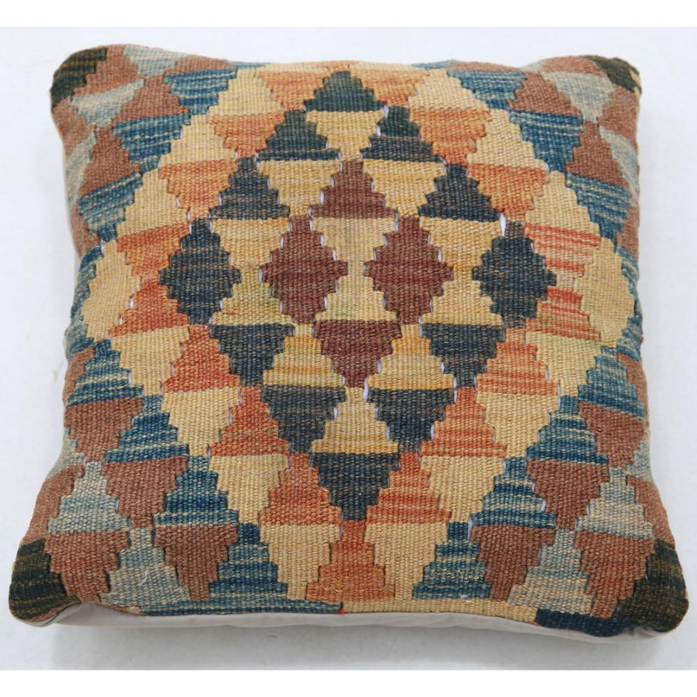 Hand Woven Tribal  Wool Pillow - 1'5'' x 1'5''
