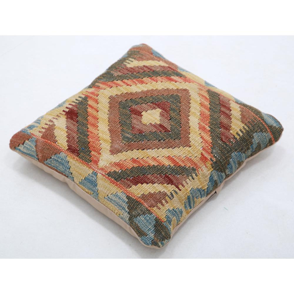 Hand Woven Tribal  Wool Pillow - 1'5'' x 1'5''