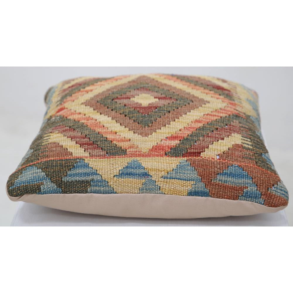 Hand Woven Tribal  Wool Pillow - 1'5'' x 1'5''