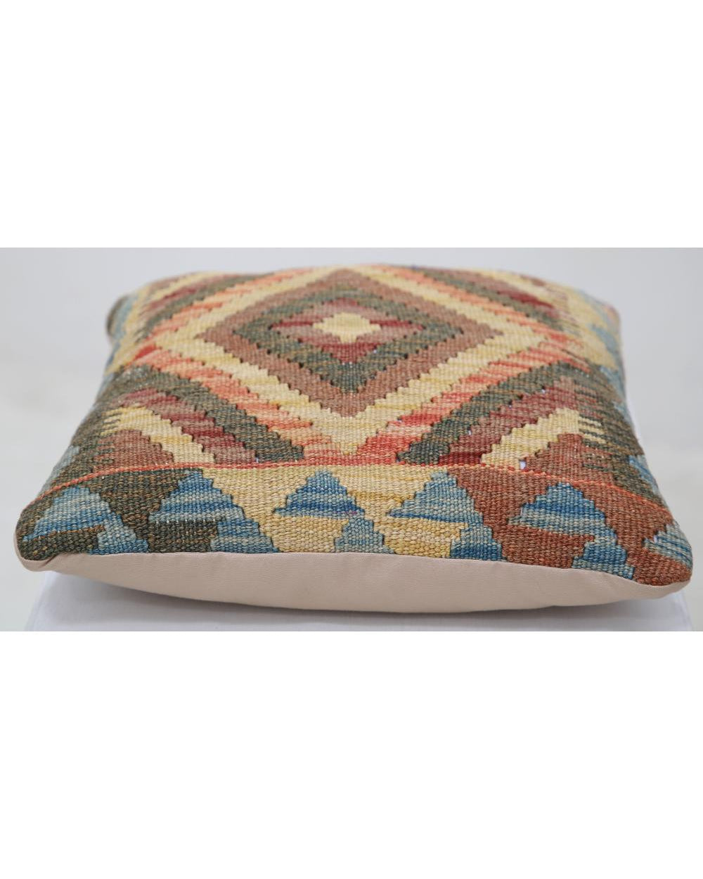 Hand Woven Tribal  Wool Pillow - 1'5'' x 1'5''