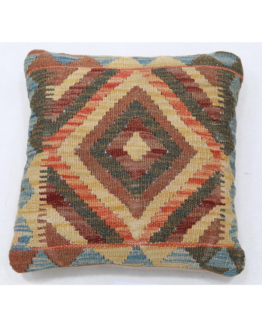 Hand Woven Tribal  Wool Pillow - 1'5'' x 1'5''