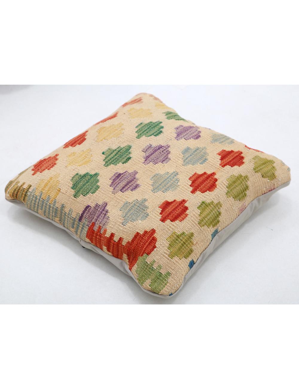 Hand Woven Tribal  Wool Pillow - 1'5'' x 1'5''