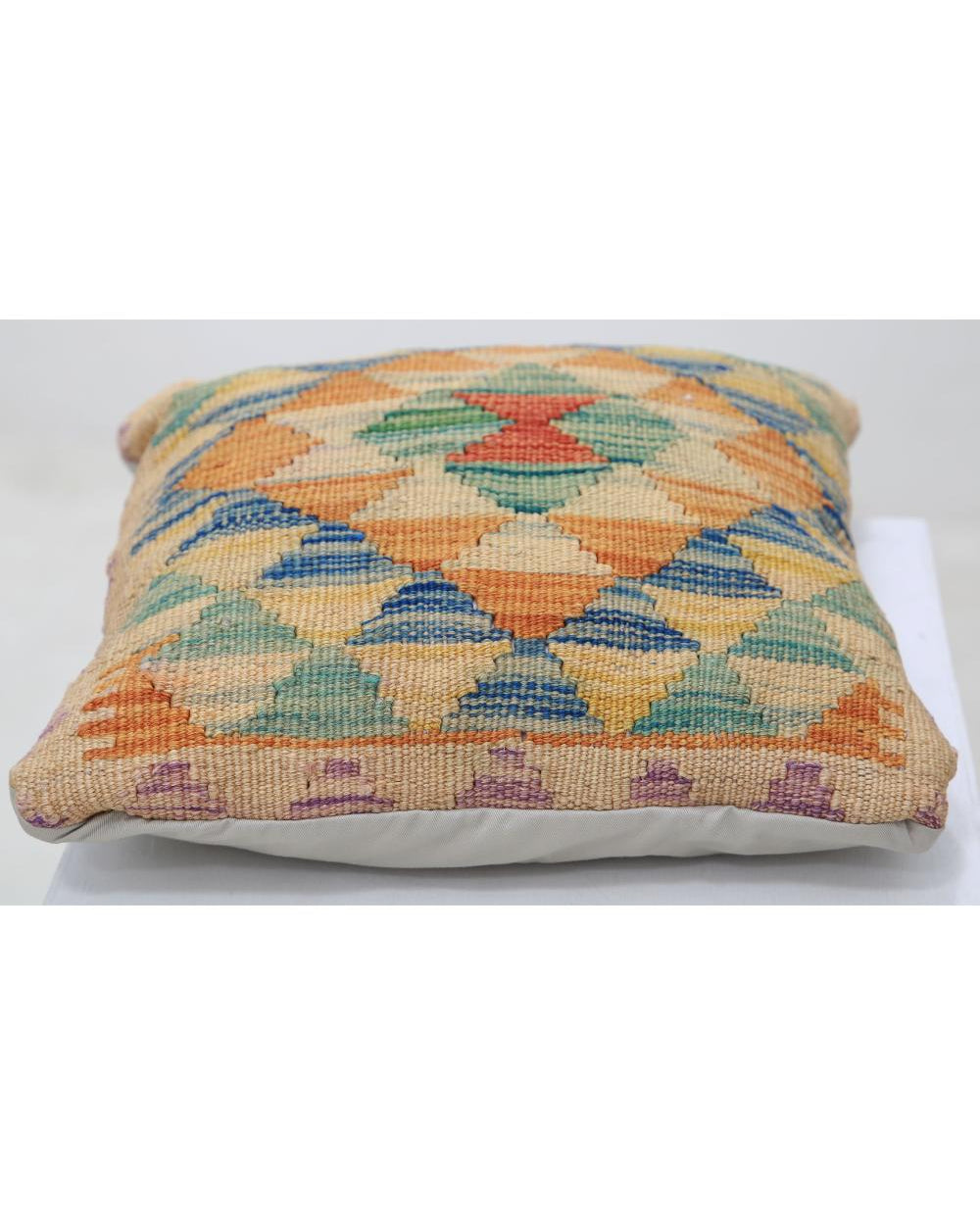 Hand Woven Tribal  Wool Pillow - 1'5'' x 1'5''