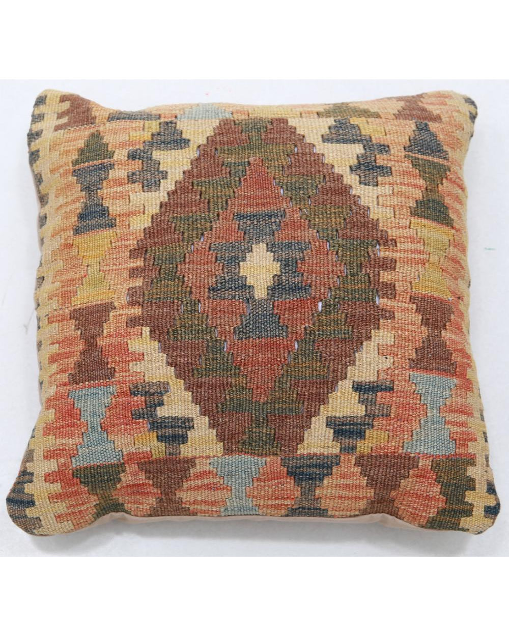 Hand Woven Tribal  Wool Pillow - 1'5'' x 1'5''