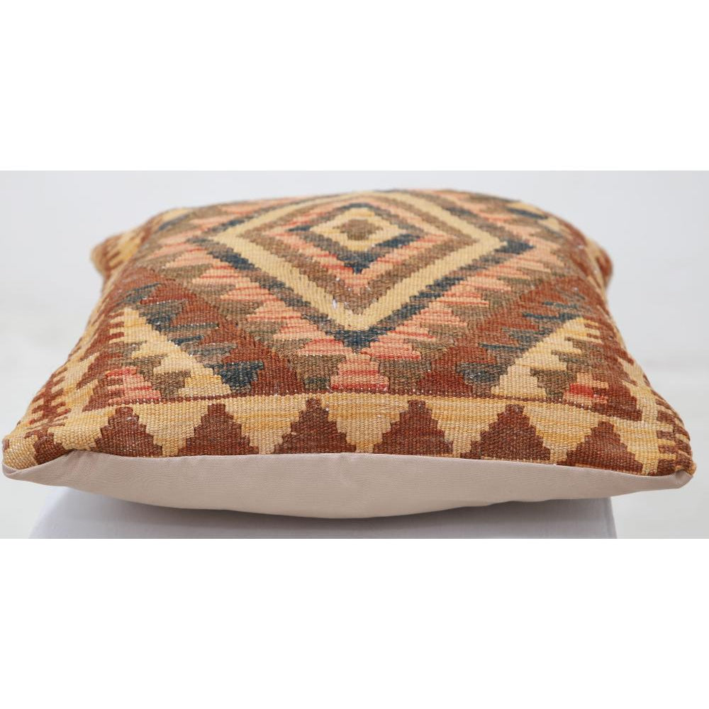 Hand Woven Tribal  Wool Pillow - 1'5'' x 1'5''