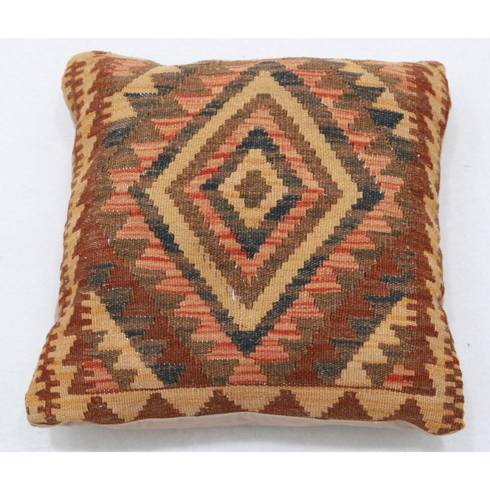 Hand Woven Tribal  Wool Pillow - 1'5'' x 1'5''
