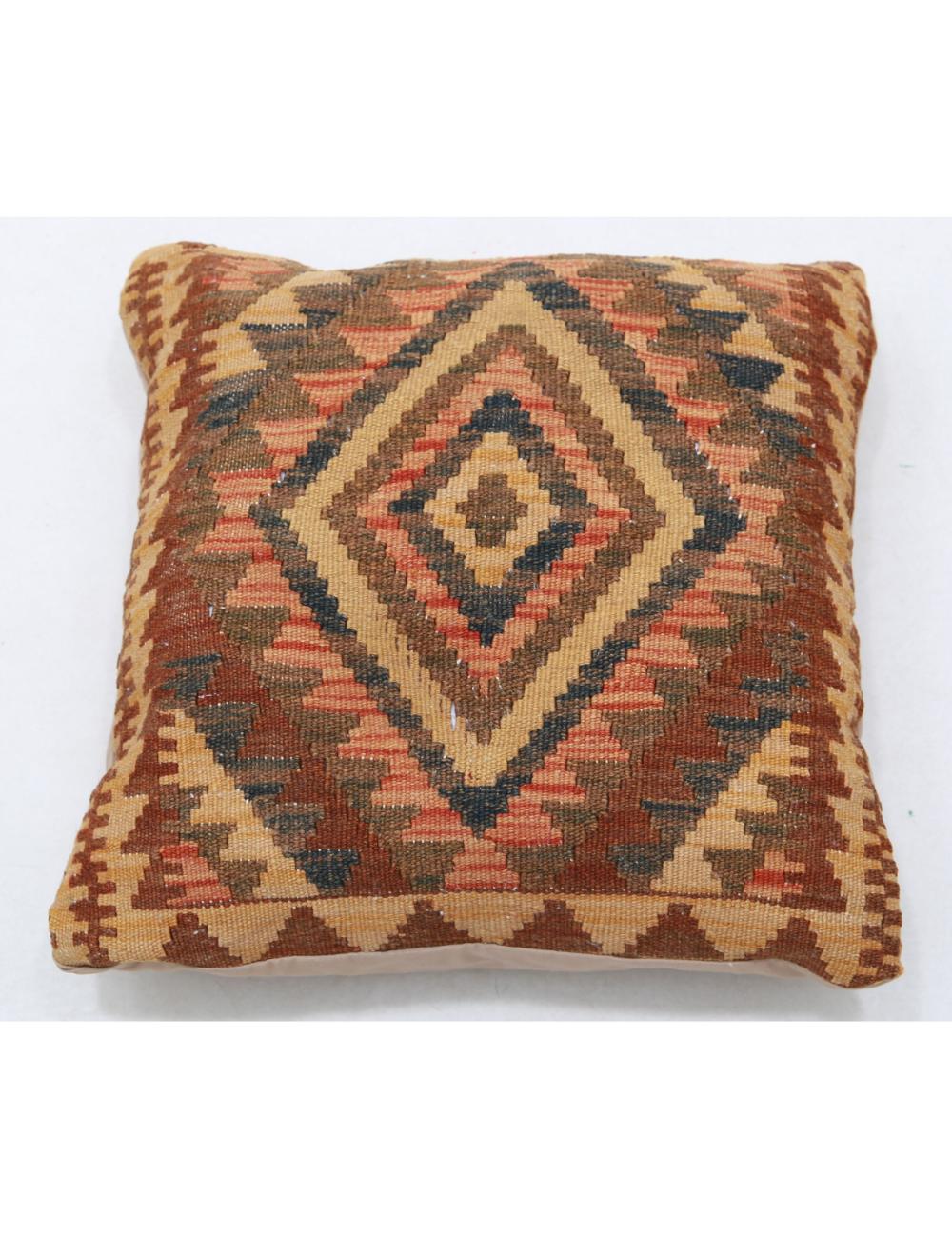 Hand Woven Tribal  Wool Pillow - 1'5'' x 1'5''