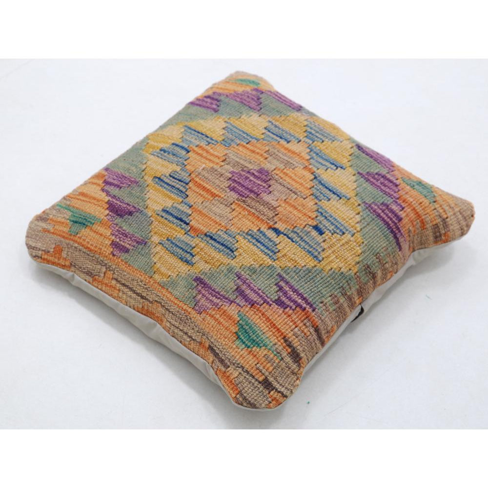 Hand Woven Tribal  Wool Pillow - 1'5'' x 1'5''