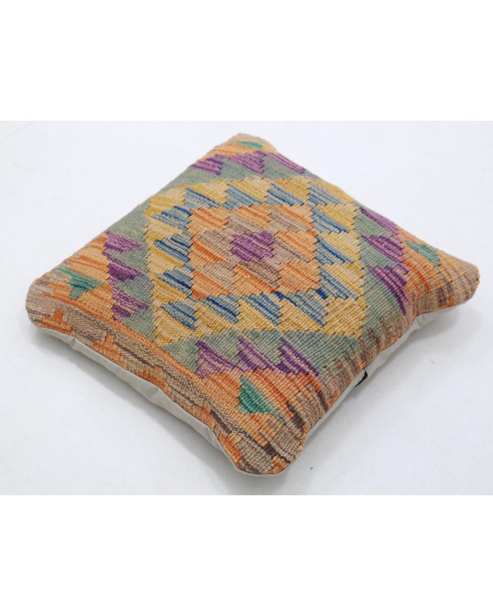 Hand Woven Tribal  Wool Pillow - 1'5'' x 1'5''
