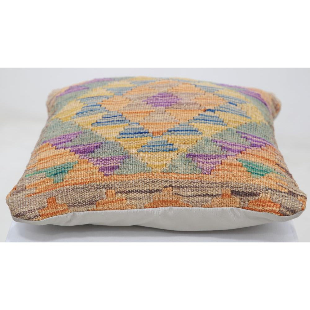 Hand Woven Tribal  Wool Pillow - 1'5'' x 1'5''