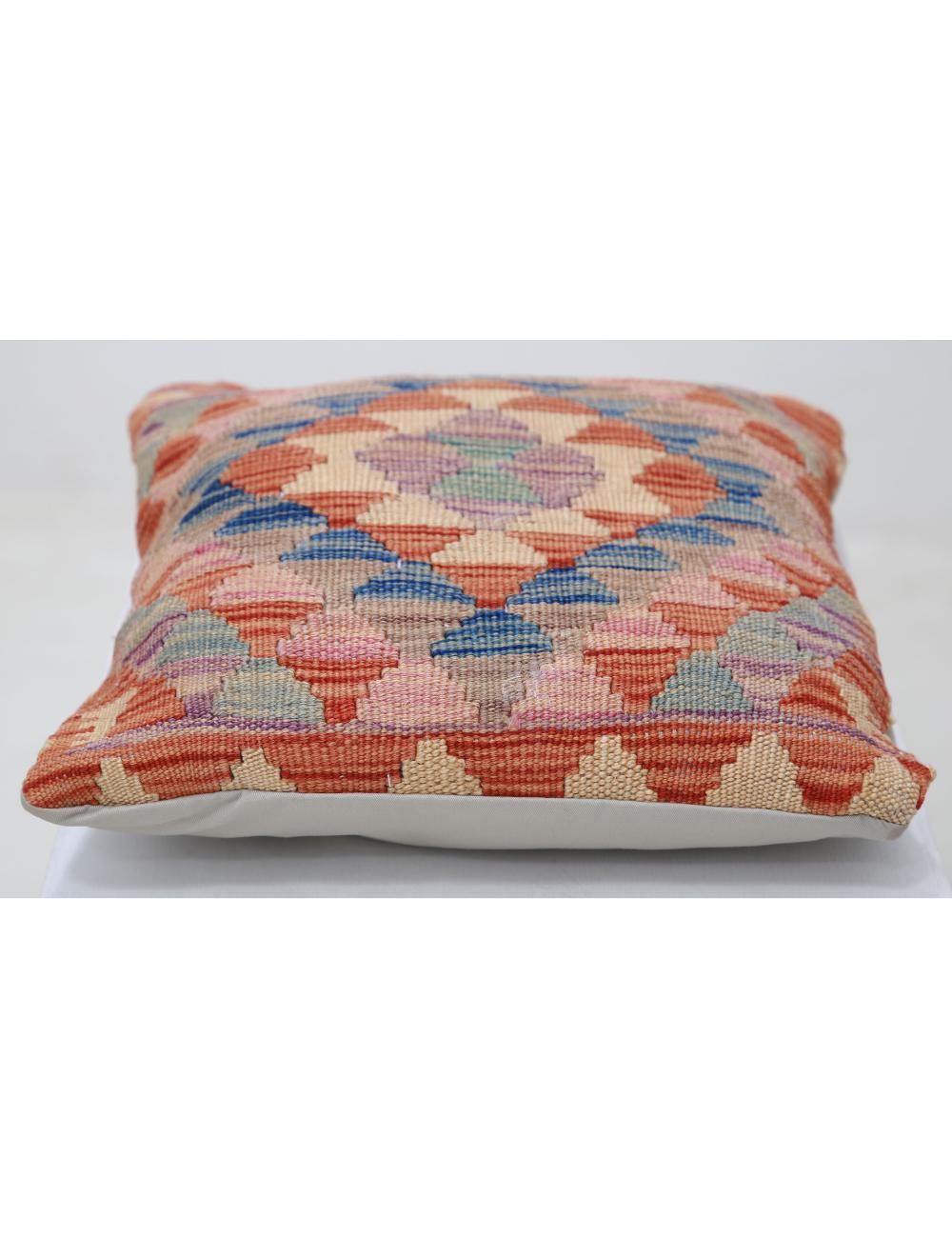 Hand Woven Tribal  Wool Pillow - 1'5'' x 1'5''