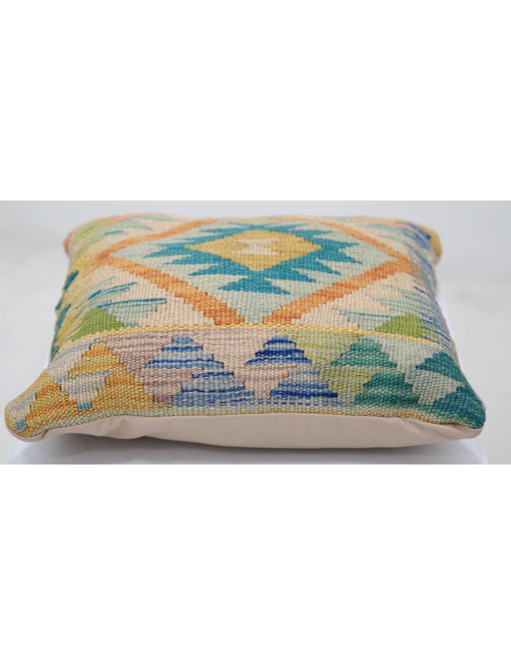 Hand Woven Tribal  Wool Pillow - 1'5'' x 1'5''