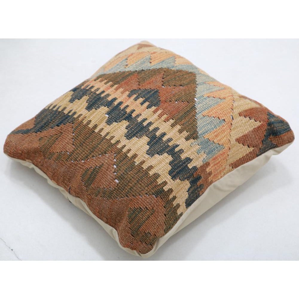 Hand Woven Tribal  Wool Pillow - 1'5'' x 1'5''