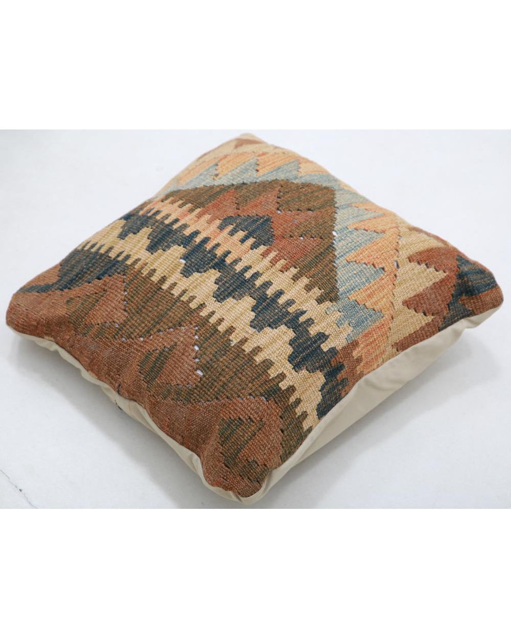 Hand Woven Tribal  Wool Pillow - 1'5'' x 1'5''