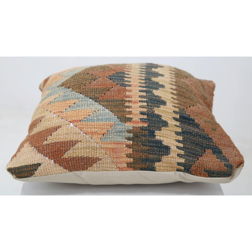 Hand Woven Tribal  Wool Pillow - 1'5'' x 1'5''