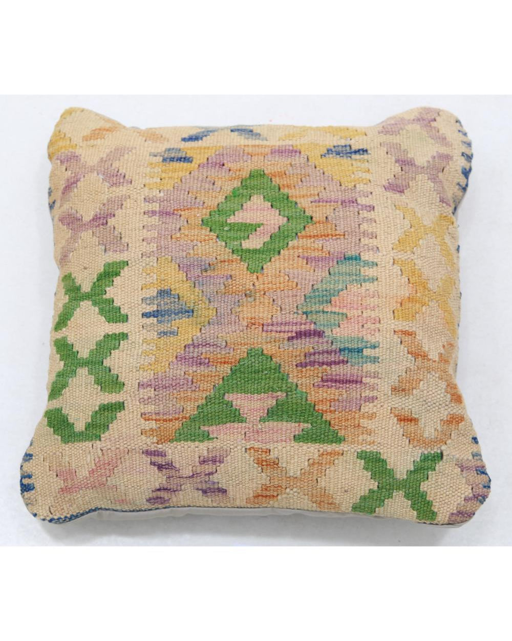 Hand Woven Tribal  Wool Pillow - 1'5'' x 1'5''