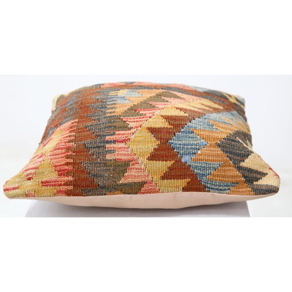 Hand Woven Tribal  Wool Pillow - 1'5'' x 1'5''