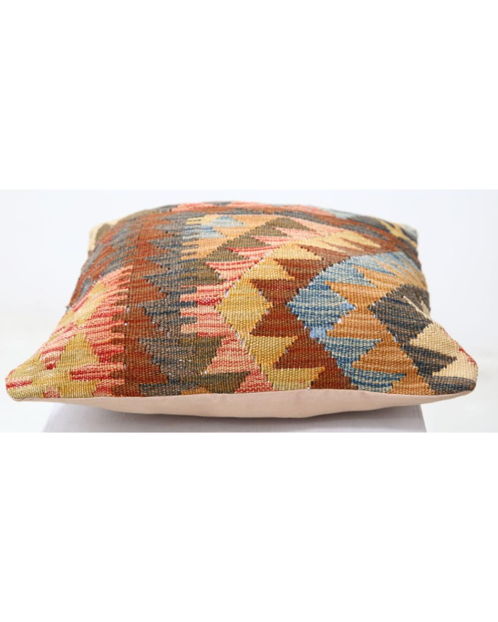 Hand Woven Tribal  Wool Pillow - 1'5'' x 1'5''