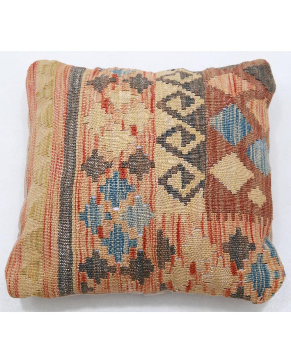 Hand Woven Tribal  Wool Pillow - 1'5'' x 1'5''