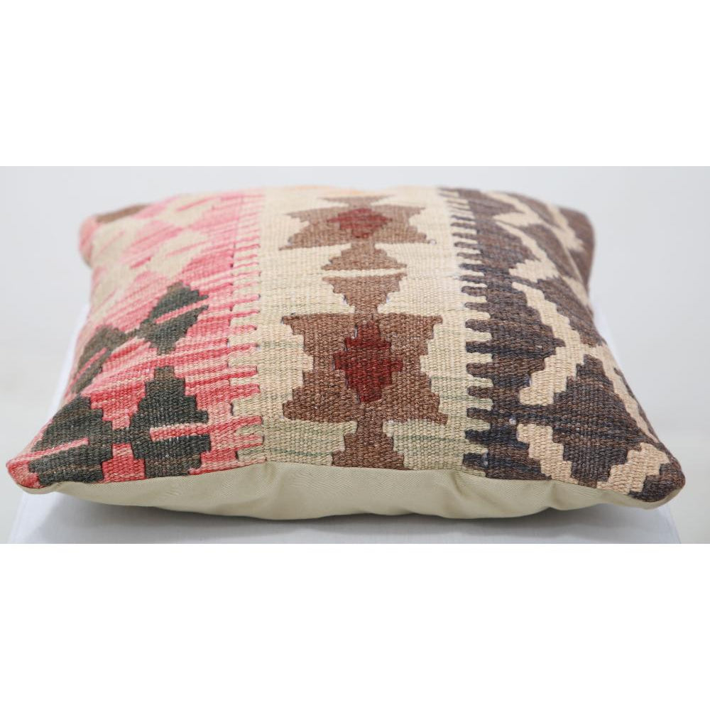 Hand Woven Tribal  Wool Pillow - 1'5'' x 1'5''