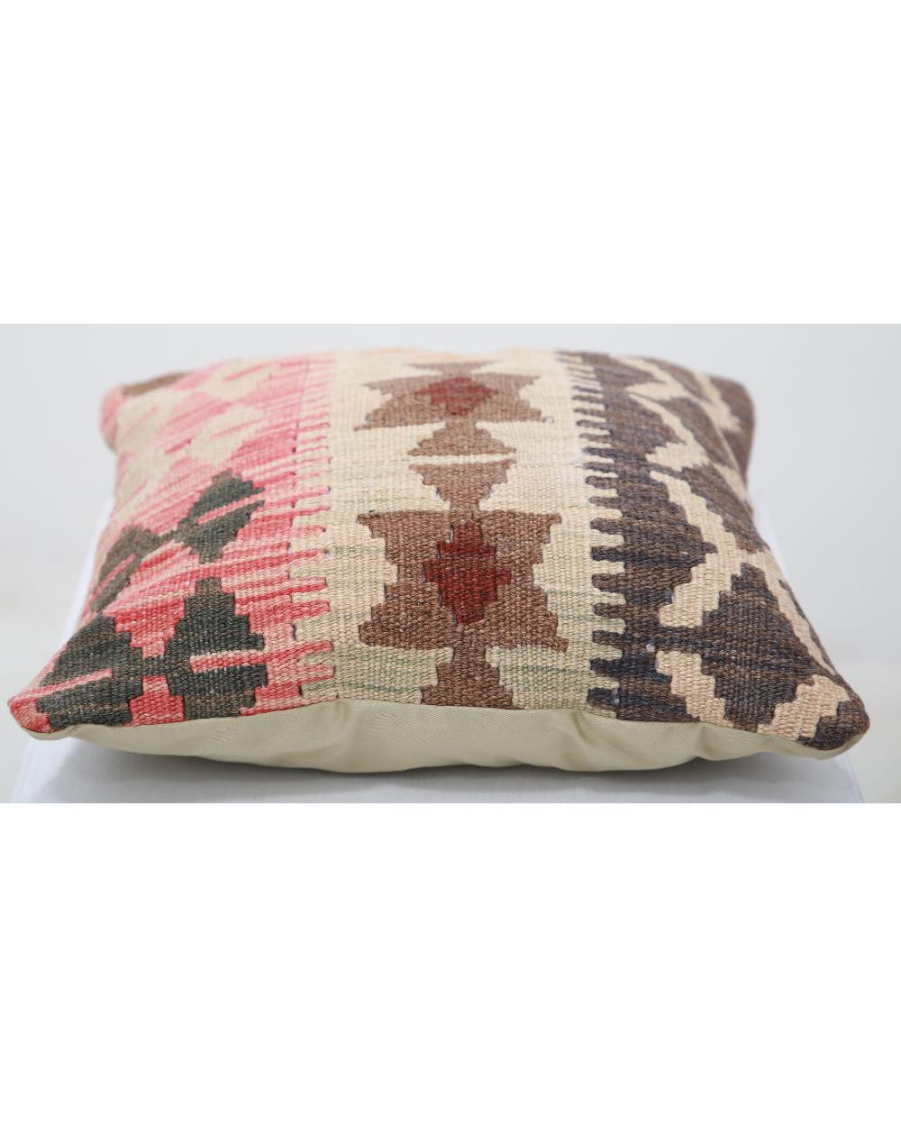Hand Woven Tribal  Wool Pillow - 1'5'' x 1'5''