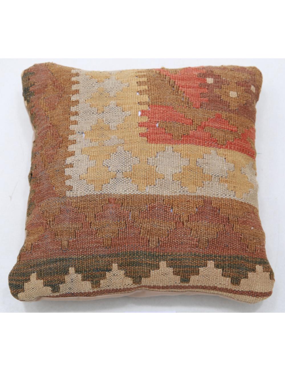 Hand Woven Tribal  Wool Pillow - 1'5'' x 1'5''