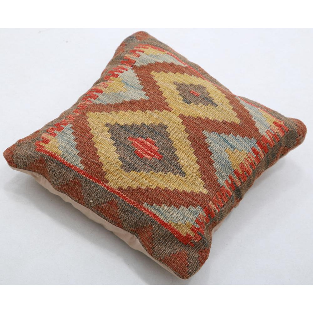 Hand Woven Tribal  Wool Pillow - 1'5'' x 1'5''