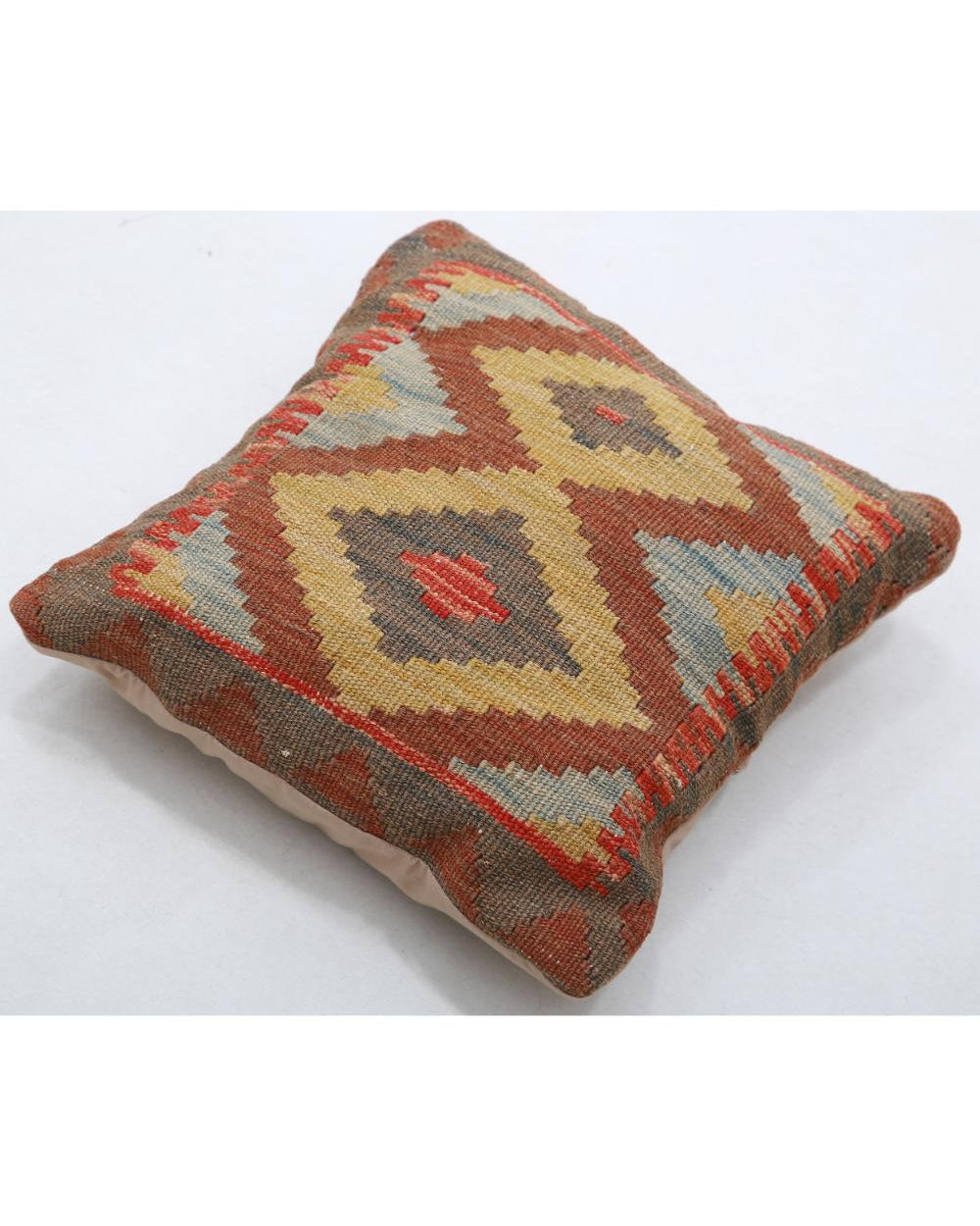 Hand Woven Tribal  Wool Pillow - 1'5'' x 1'5''