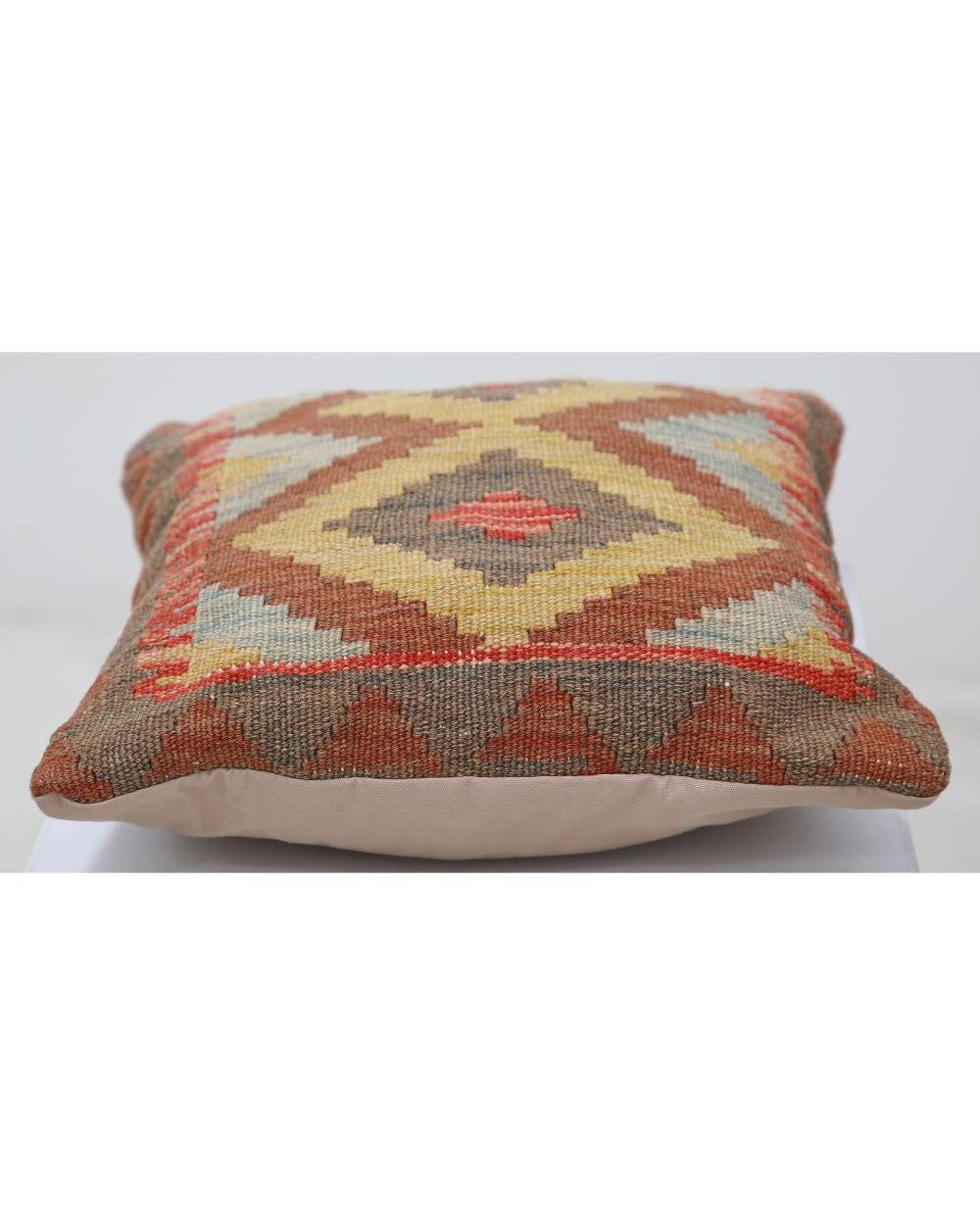 Hand Woven Tribal  Wool Pillow - 1'5'' x 1'5''