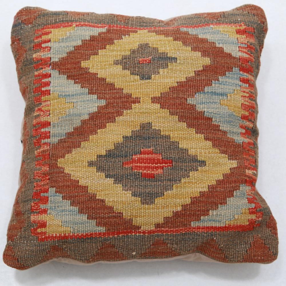 Hand Woven Tribal  Wool Pillow - 1'5'' x 1'5''