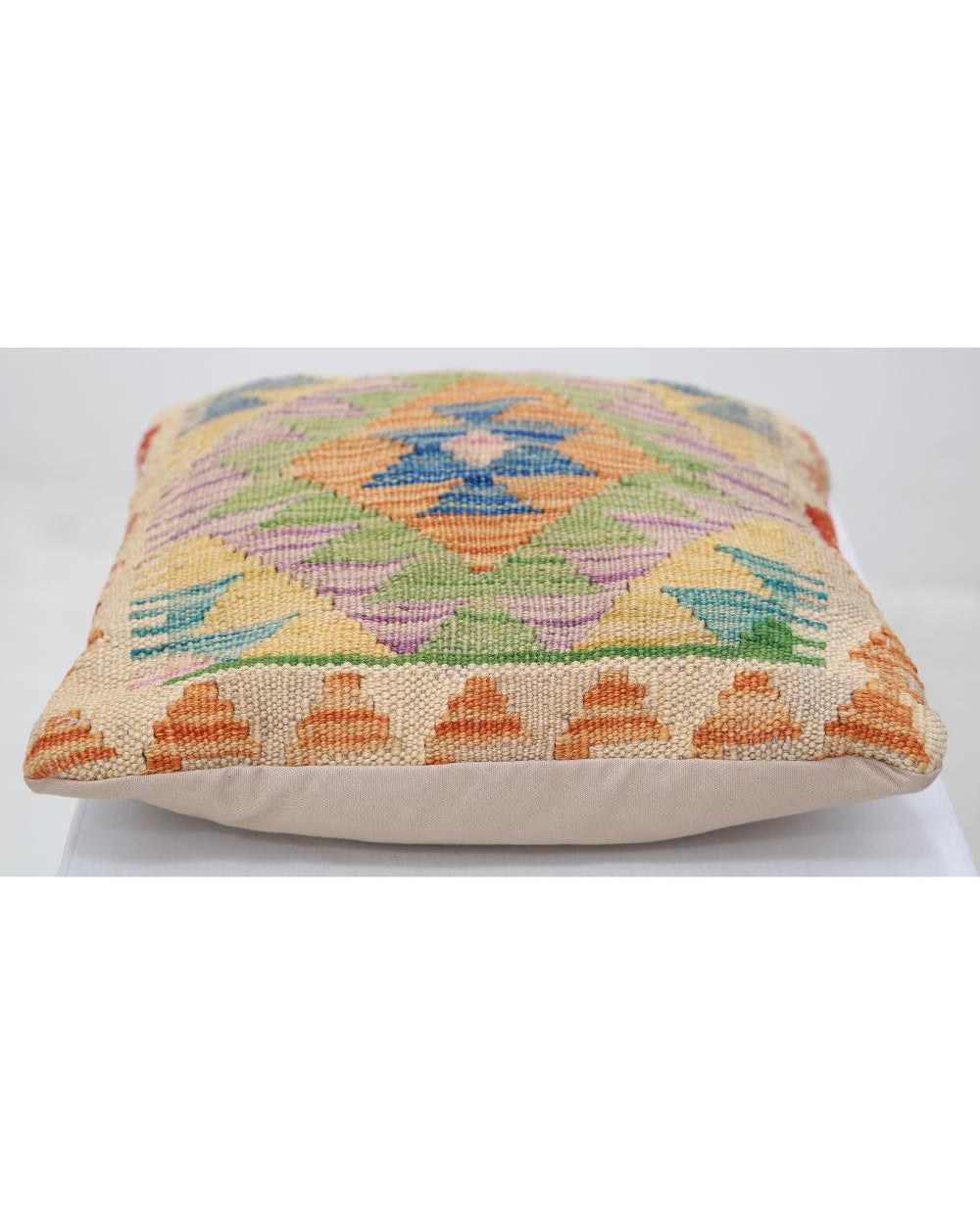 Hand Woven Tribal  Wool Pillow - 1'5'' x 1'5''