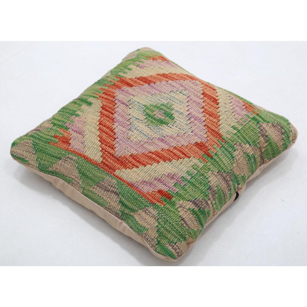 Hand Woven Tribal  Wool Pillow - 1'5'' x 1'5''