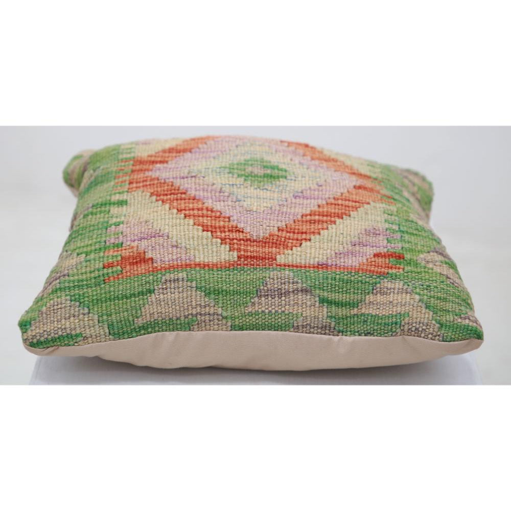 Hand Woven Tribal  Wool Pillow - 1'5'' x 1'5''