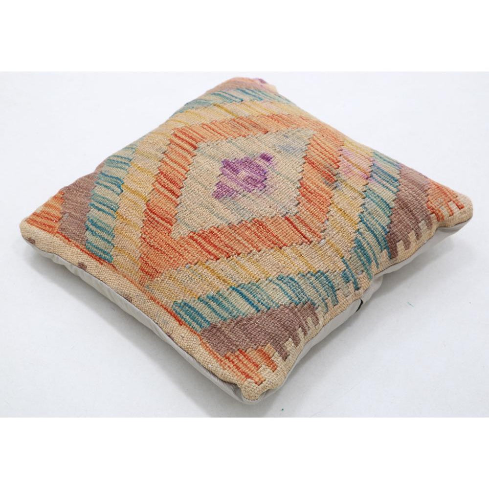Hand Woven Tribal  Wool Pillow - 1'5'' x 1'5''