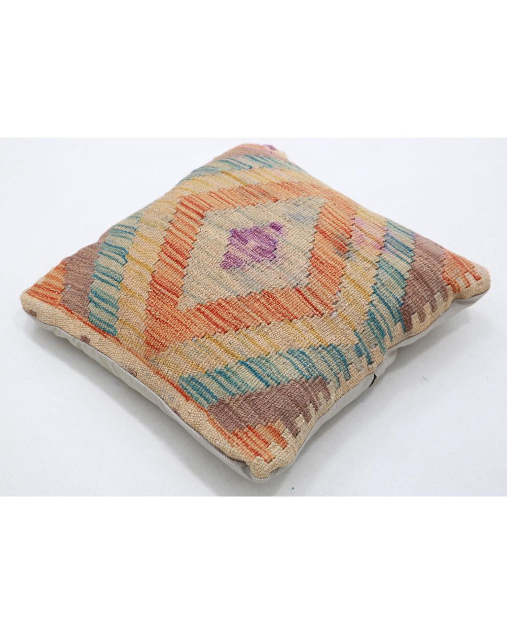 Hand Woven Tribal  Wool Pillow - 1'5'' x 1'5''