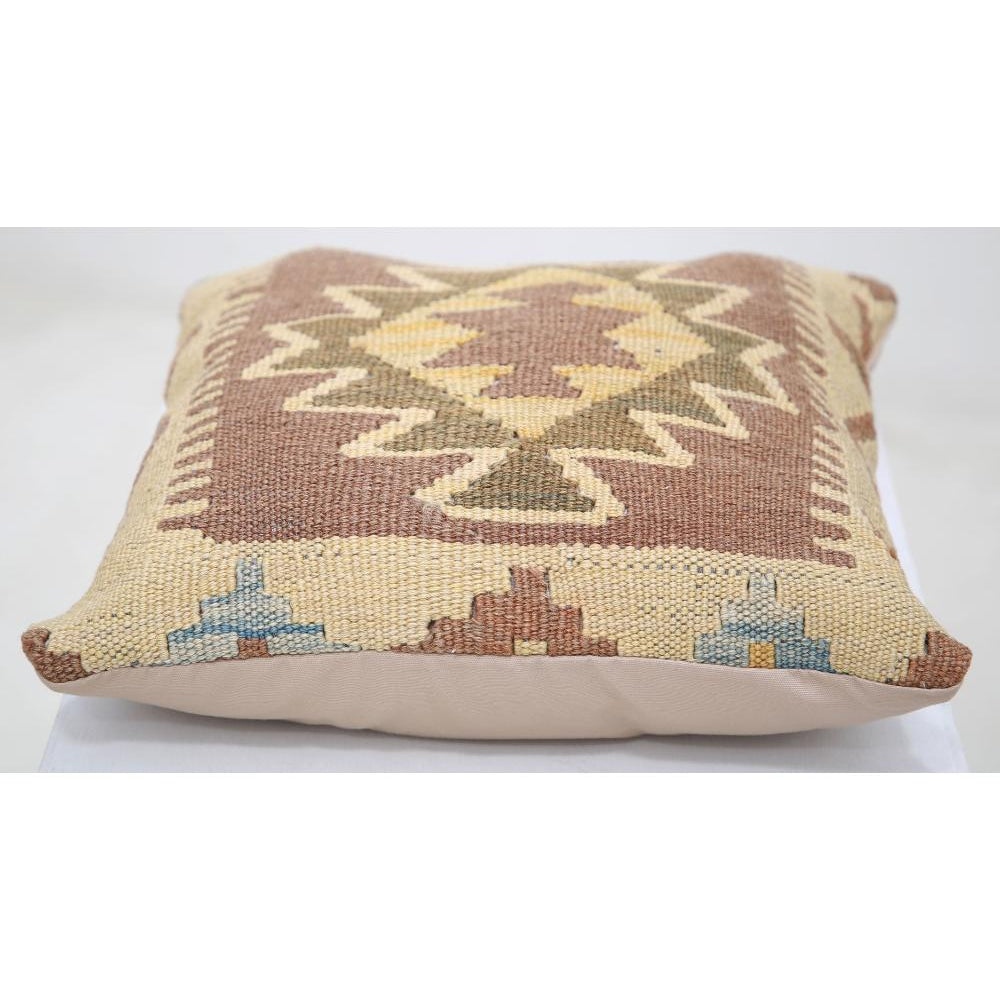 Hand Woven Tribal  Wool Pillow - 1'5'' x 1'5''