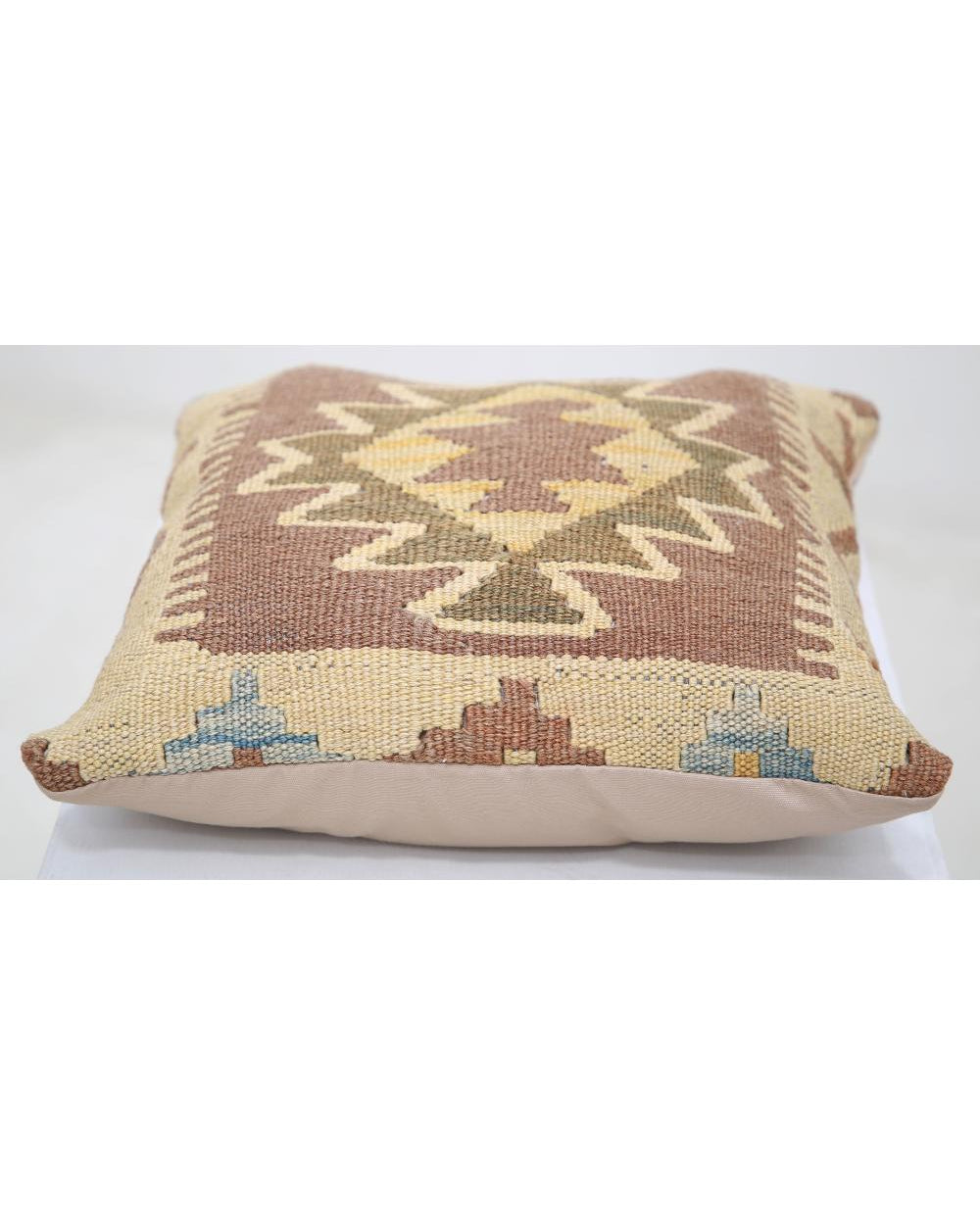 Hand Woven Tribal  Wool Pillow - 1'5'' x 1'5''