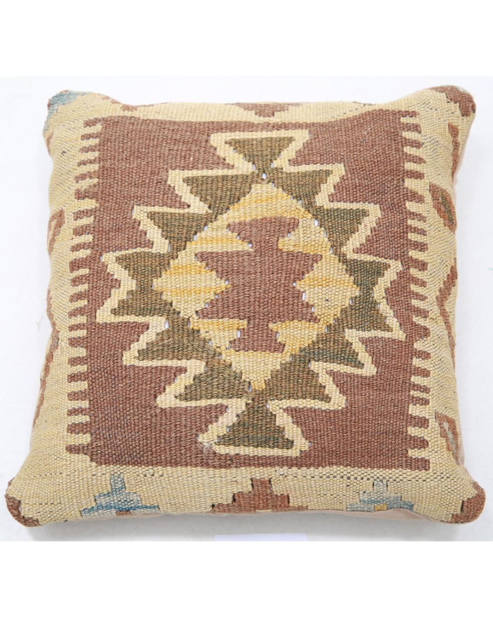 Hand Woven Tribal  Wool Pillow - 1'5'' x 1'5''
