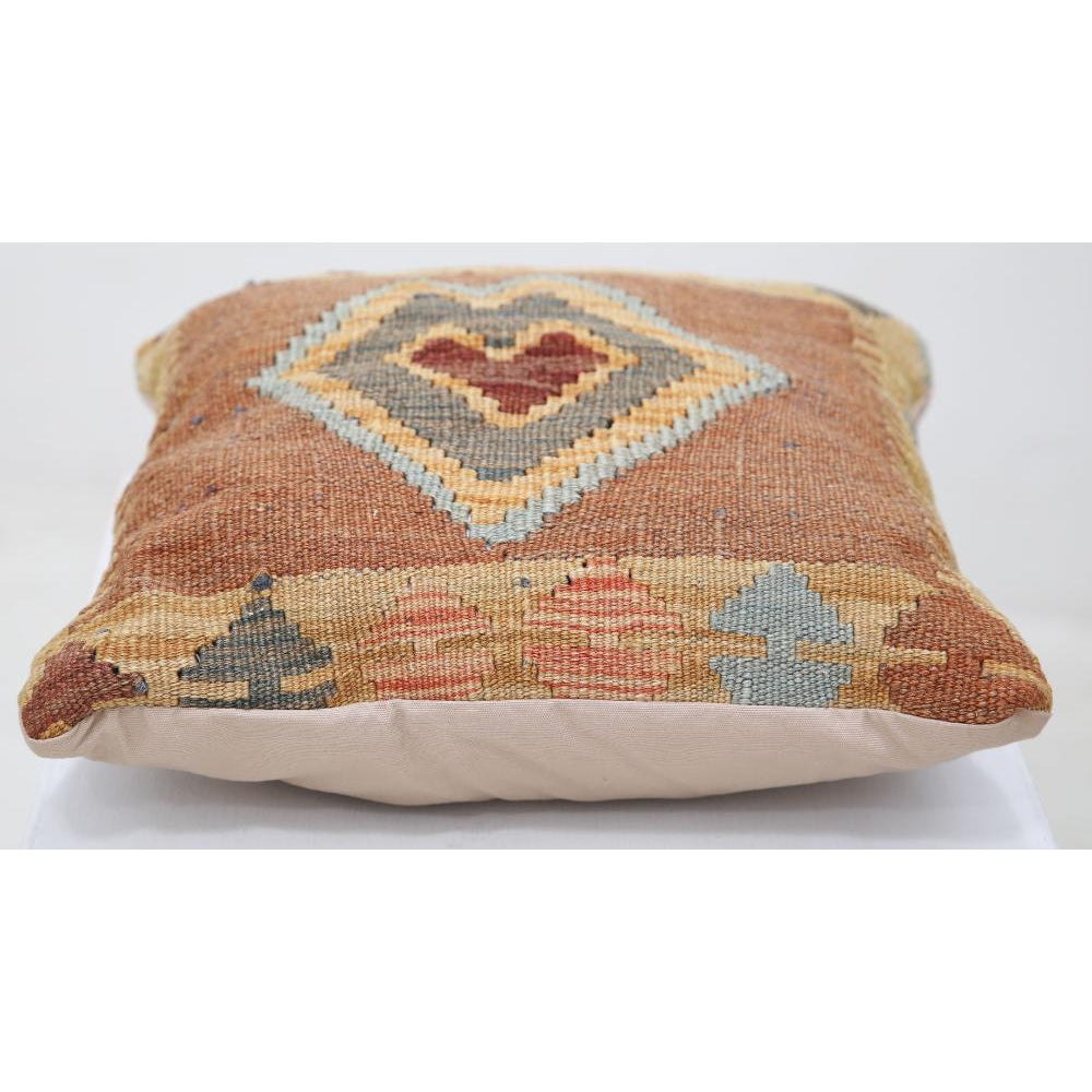 Hand Woven Tribal  Wool Pillow - 1'5'' x 1'5''