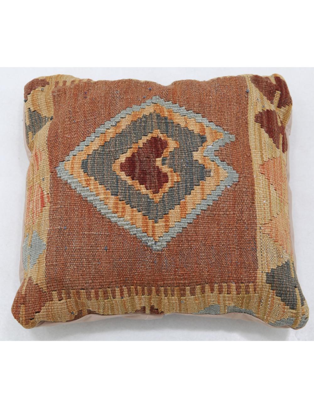 Hand Woven Tribal  Wool Pillow - 1'5'' x 1'5''
